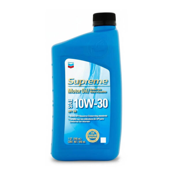 CHEVRON SUPREME MOTOR OIL – 12/1QT (CASE) CHEVRON SUPREME MOTOR OIL – 12/1QT (CASE)