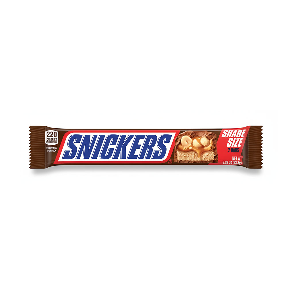 SNICKERS SHARE SIZE SNICKERS SHARE SIZE