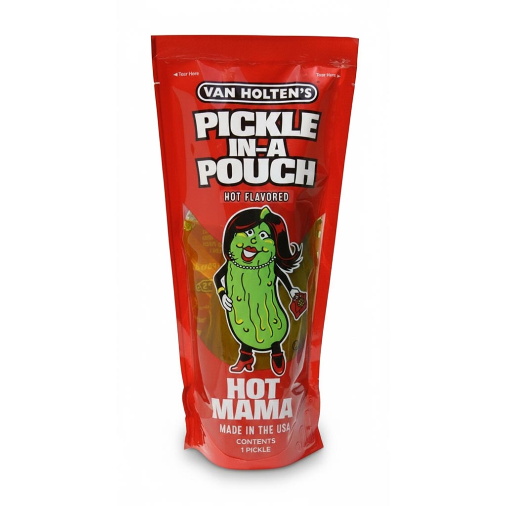 VAN HOLTEN’S PICKLE IN -A POUCH HOT MAMA VAN HOLTEN’S PICKLE IN -A POUCH HOT MAMA