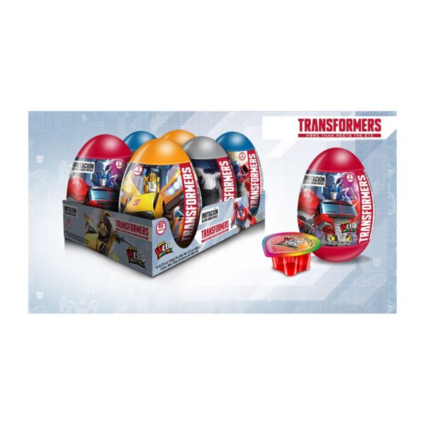 Bondy Fiesta 29959 - Mega Surprise Transformers (Dulce Confinado/Jelly Beans) - 8/6/120g - BOX: 8 Pkg