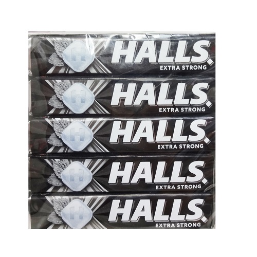 Halls Cough Drops Extra Strong Black 20ct Halls Cough Drops Extra Strong Black 20ct - Image 1