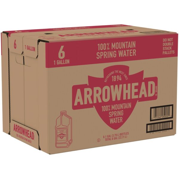Arrowhead 100% Mountain Spring Water 6-1 Gal. Jugs