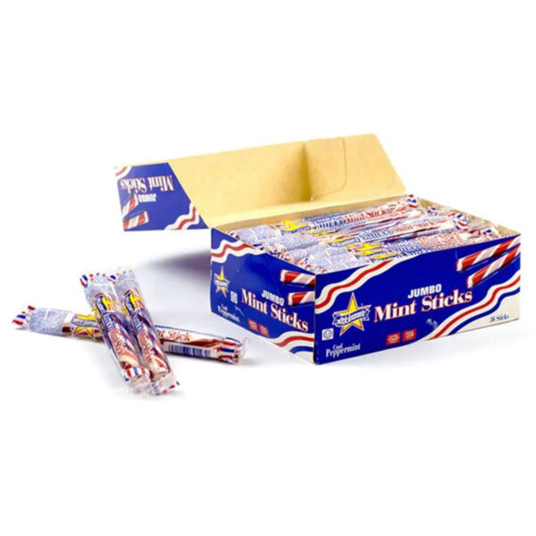 Atkinson's Jumbo Mint Sticks - 36 Count Box
