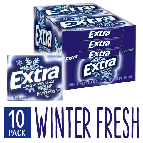 Extra Wrigley’s Sugar-Free Gum Slim Pack – Winterfresh Extra Wrigley’s Sugar-Free Gum Slim Pack – Winterfresh
