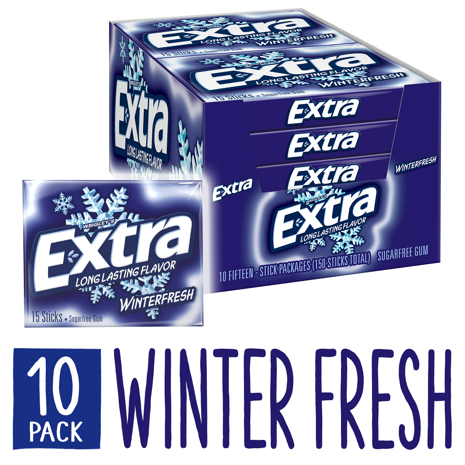 Extra Wrigley’s Sugar-Free Gum Slim Pack – Winterfresh Extra Wrigley’s Sugar-Free Gum Slim Pack – Winterfresh